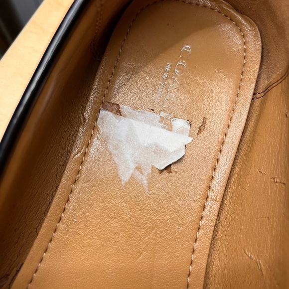 Coach New York Black Women's Signature C Pattern Loafer Flats 9.5B - Picture 2 of 9